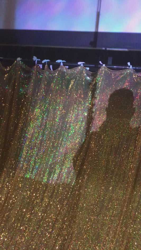 Gold Sequin Curtain