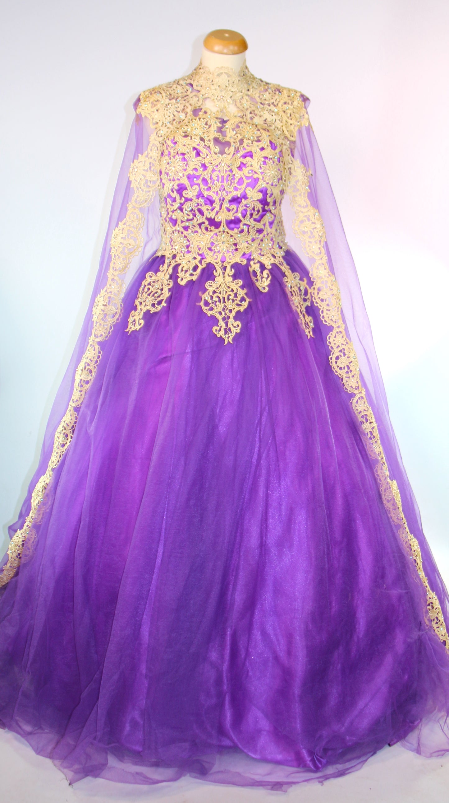 Purple Emily Queen Dress  Panto Deluxe