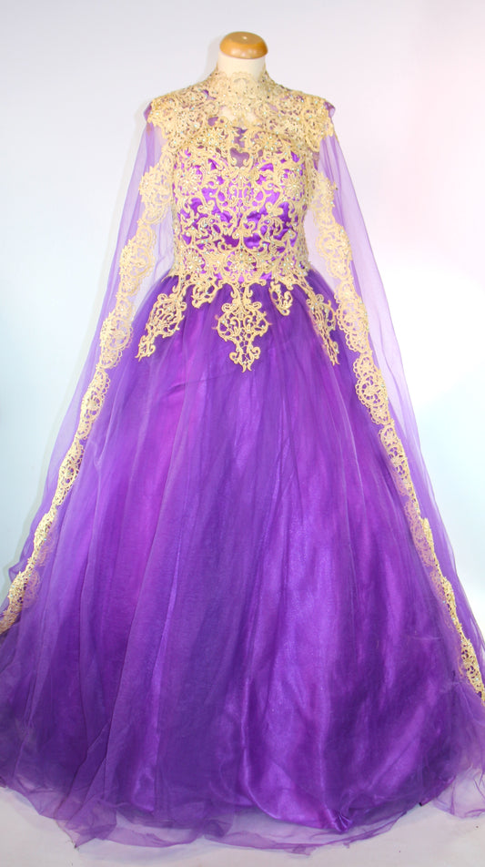 Purple Emily Queen Dress  Panto Deluxe