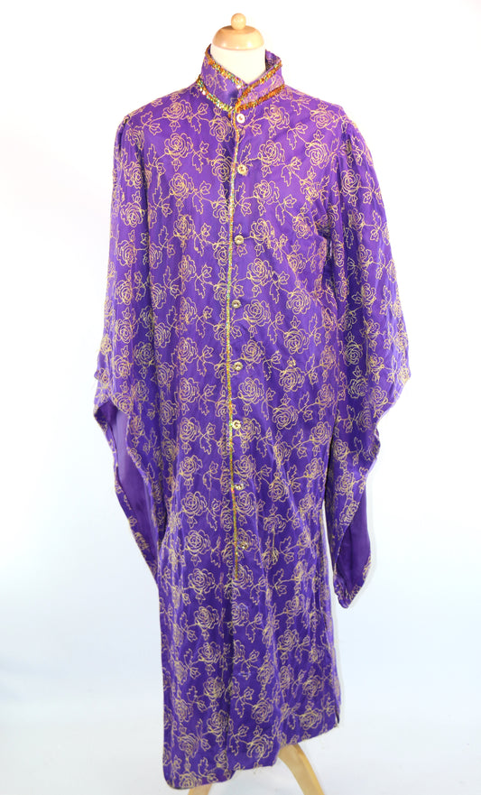 Purple Gold Rose Long Panto Deluxe Jacket