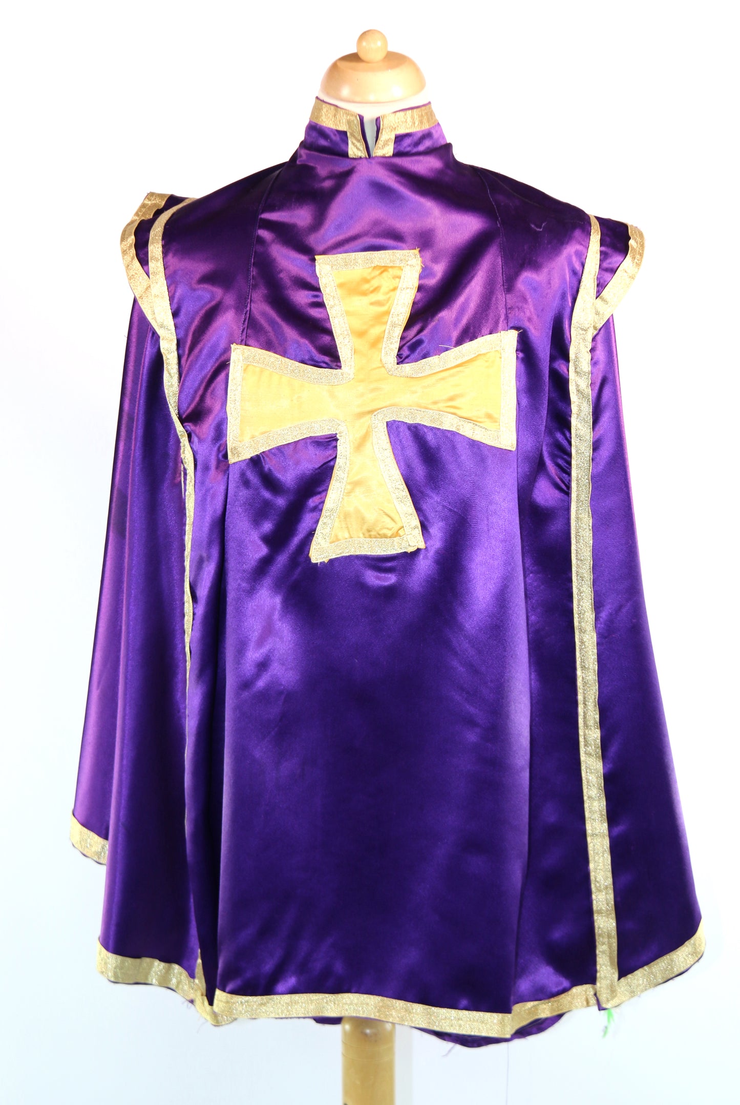 Purple Satin King Tunic