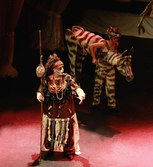 Zebra Jumpsuit Puppet