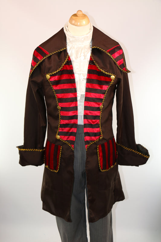 Red Brown Pirate  Coat