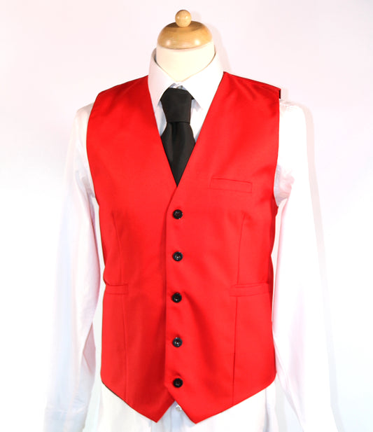 Red Classic Waistcoat