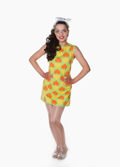 Various Print Retro Shift Dresses 60S