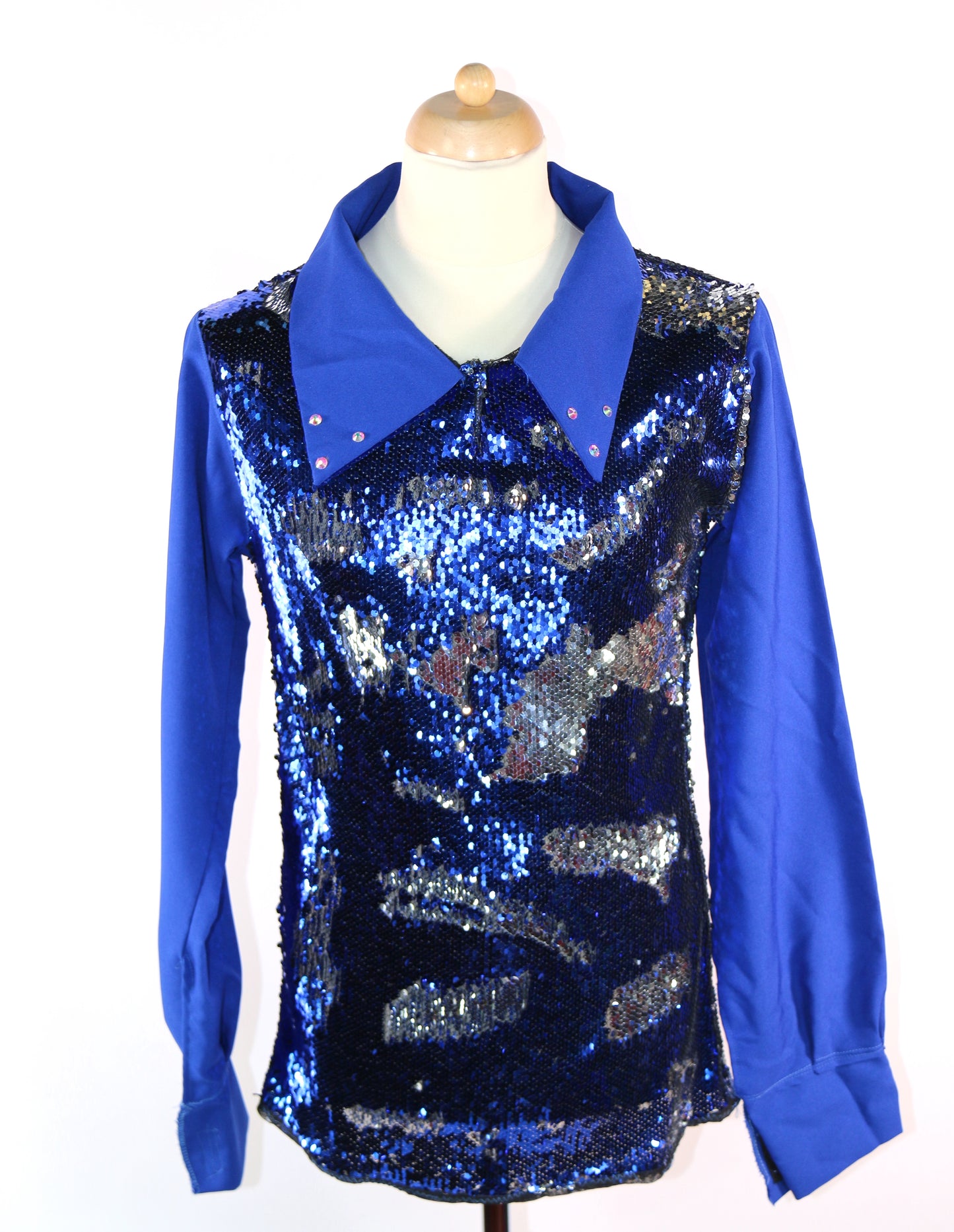 Reversible Sequin Shirt Tops