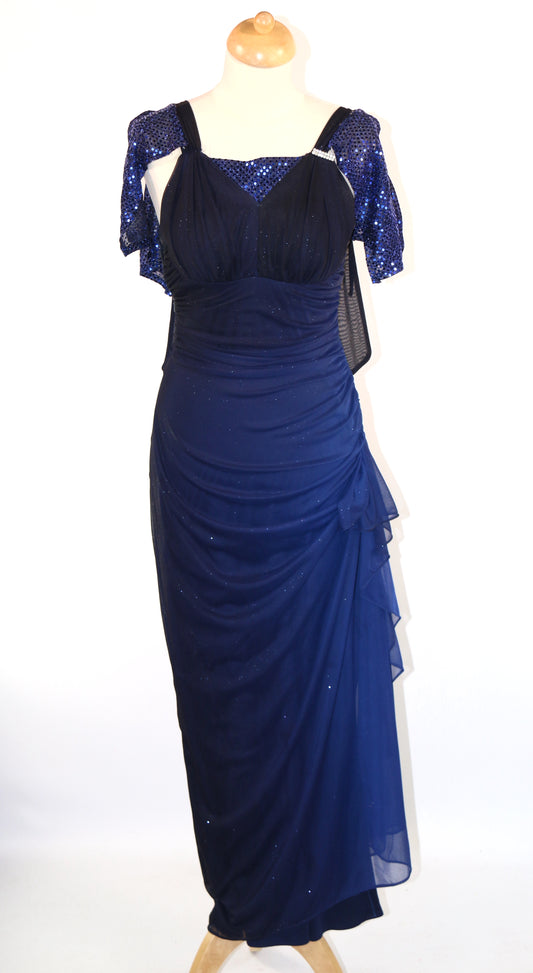 Royal Blue Ensemble Finale Gown