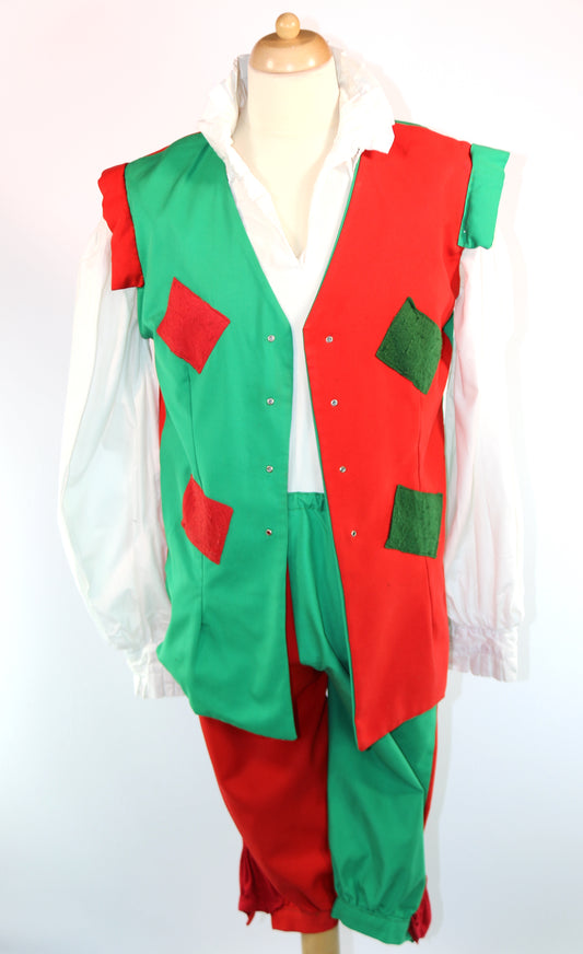 Sammy Half And Half Green Red Suit