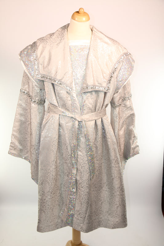 Silver Brocade Sultan Coat