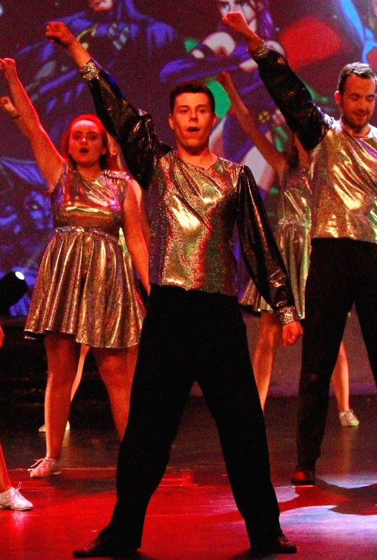 Silver Metalic Show Tops