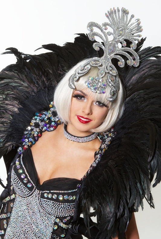 Peacock Crystal Headpiece