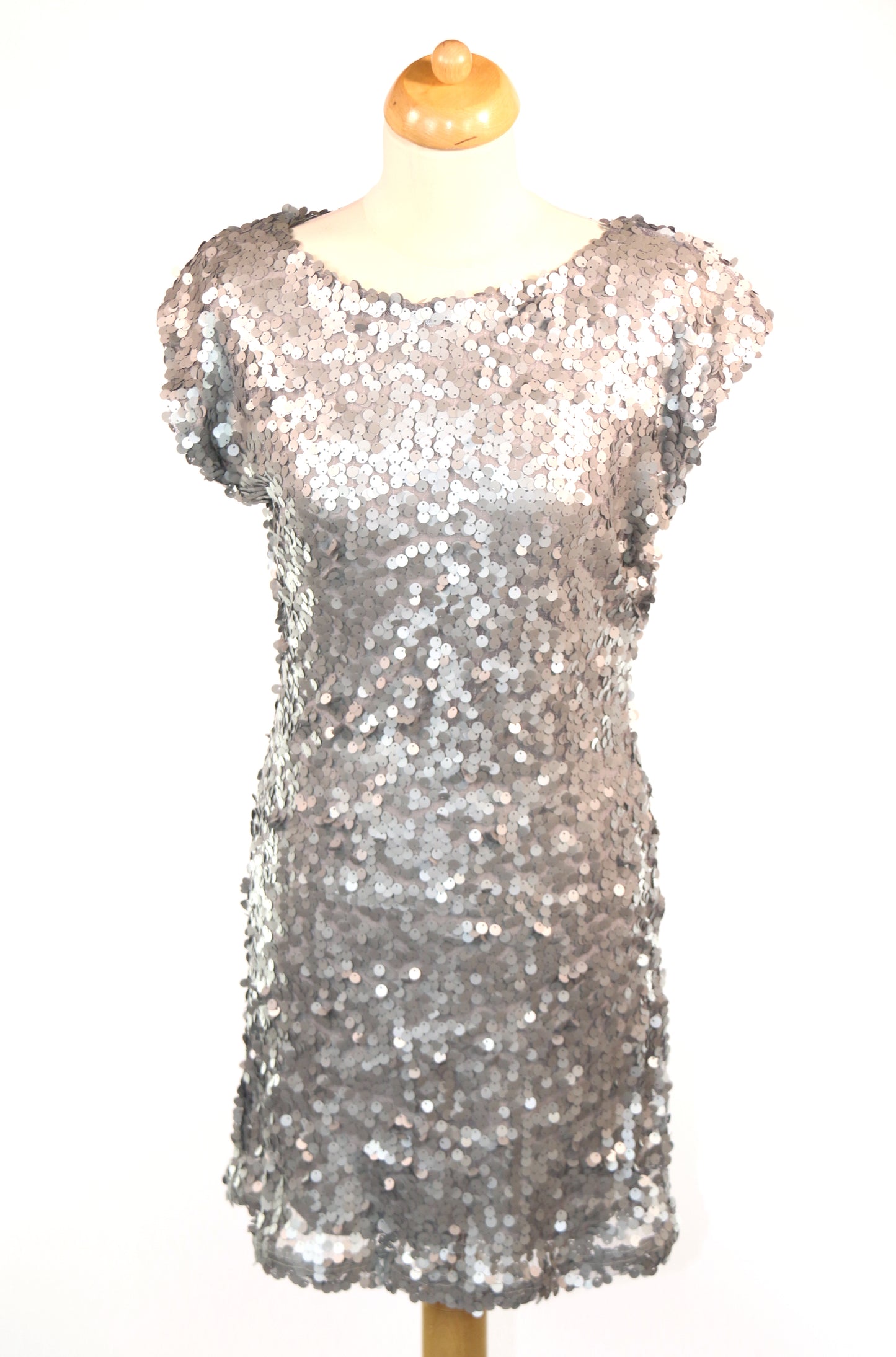 Silver Sequin Disco Dresses
