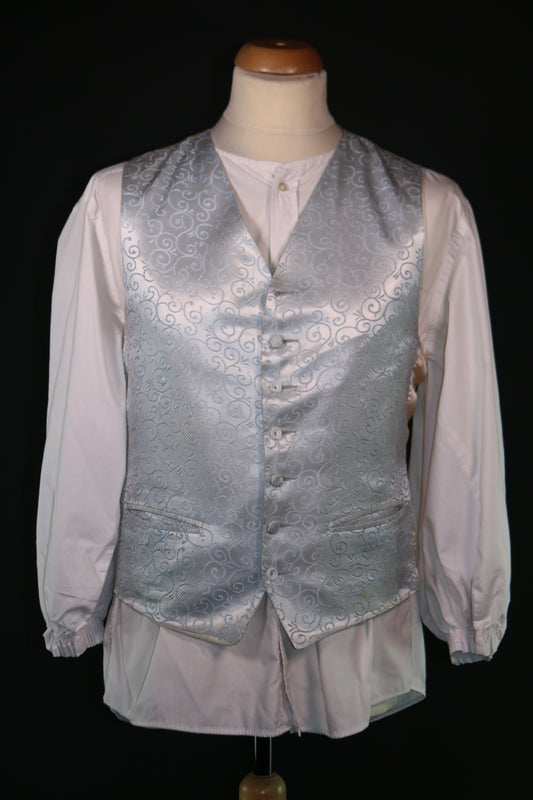 Silver Brocade Waistcoat