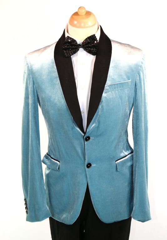 Sky Blue Vintage Boy Jackets