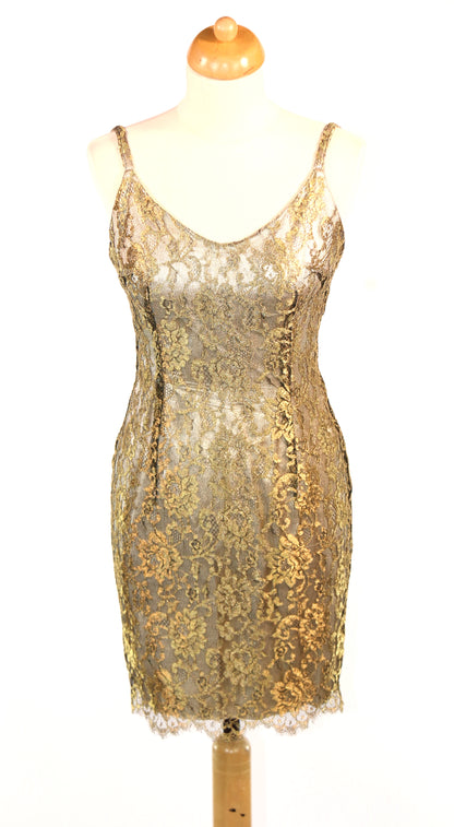 Spaghetti Strap Sequin Disco Dress Various