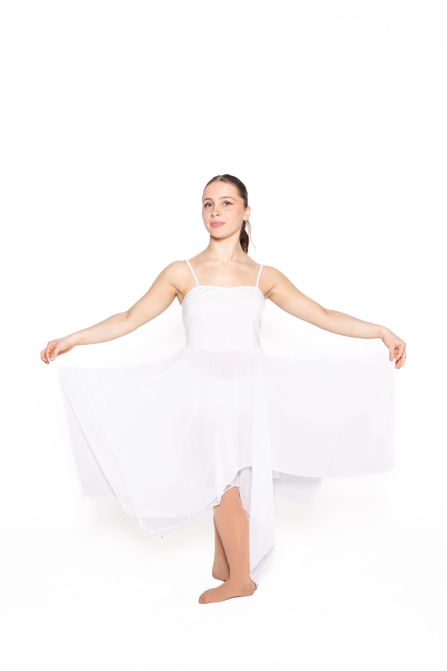 White Chiffon Lyrical Dress