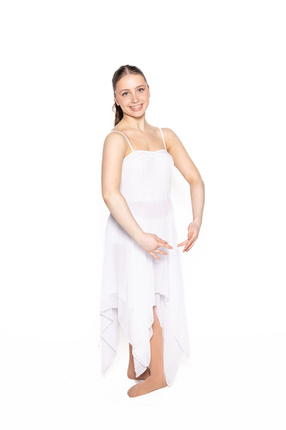 White Chiffon Lyrical Dress