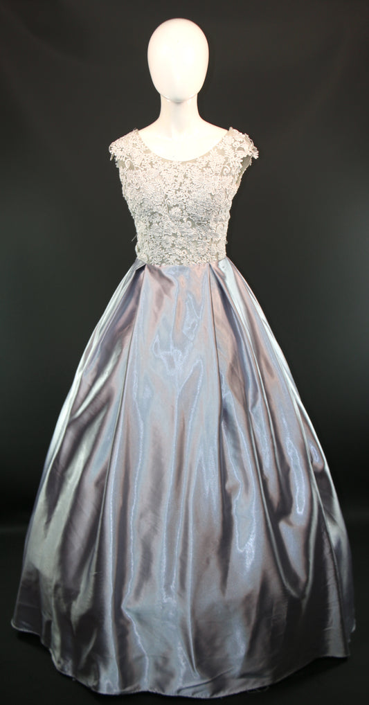 Steel Grey Ensemble Walkdown Gown