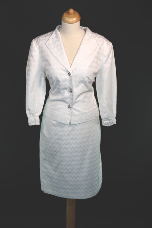 White Classic Two Piece Suit