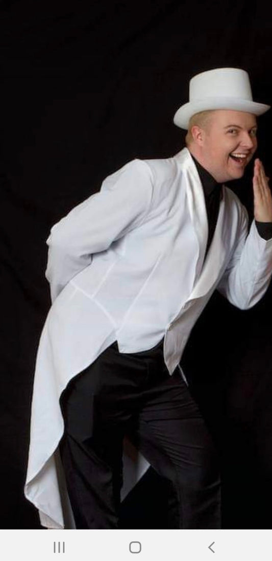 White Cutaway Tailcoat