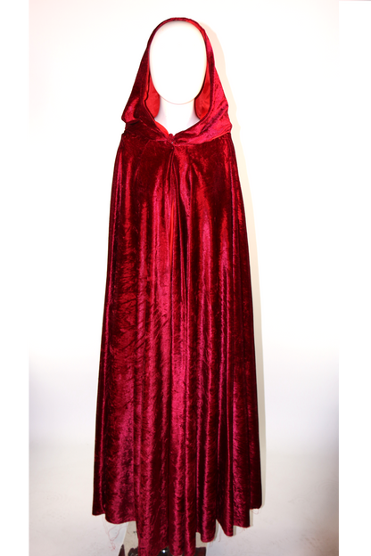 Velvet Hooded Deluxe Cape