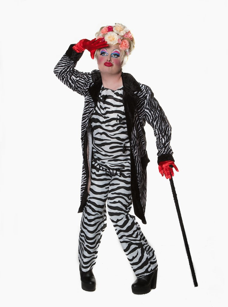 Zebra Dame Two Piece Suit